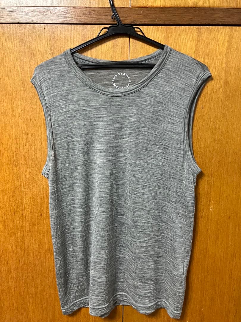 山と道 100% Light Merino Sleeveless Mサイズ