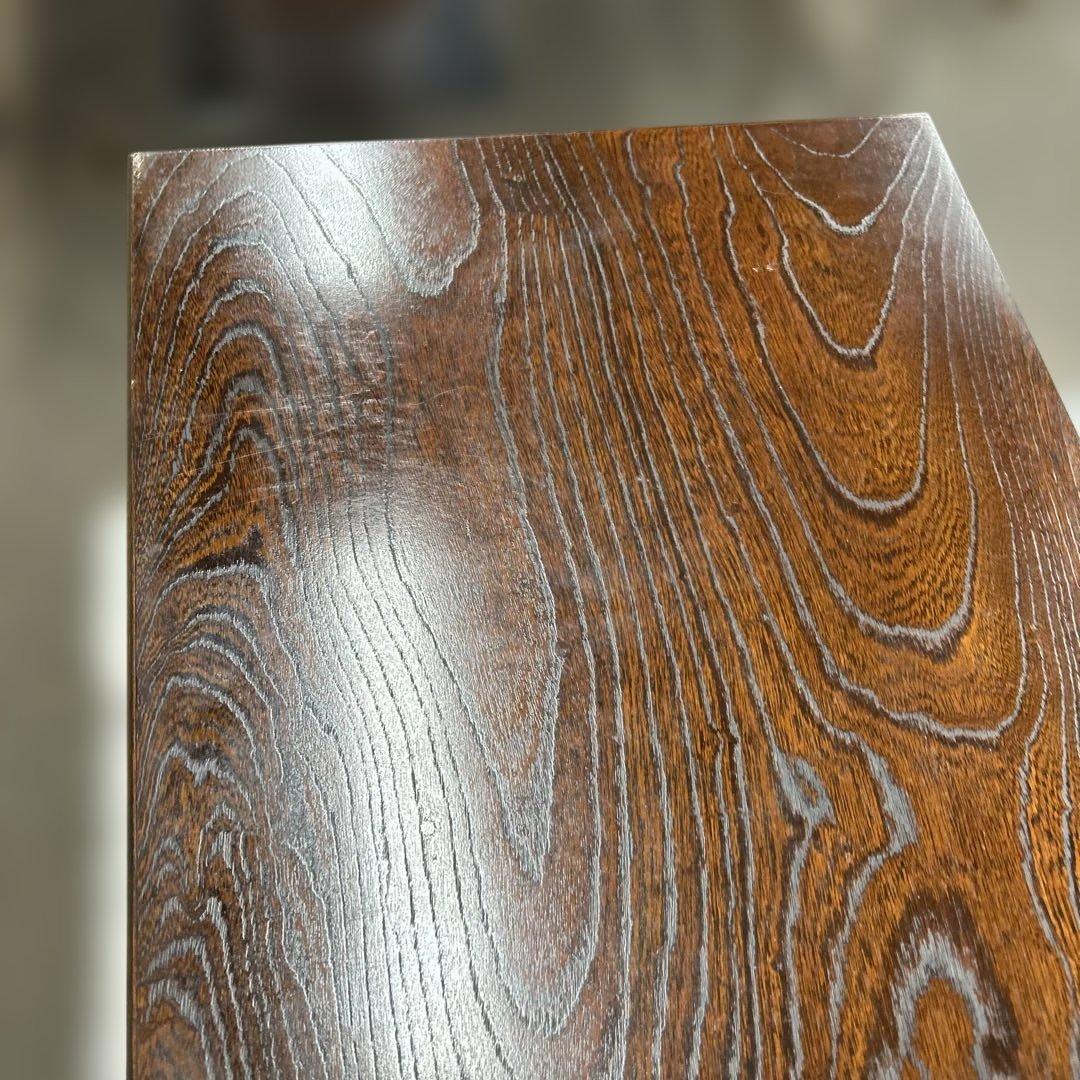 木製ガラス扉収納キャビネット　和風　飾り棚