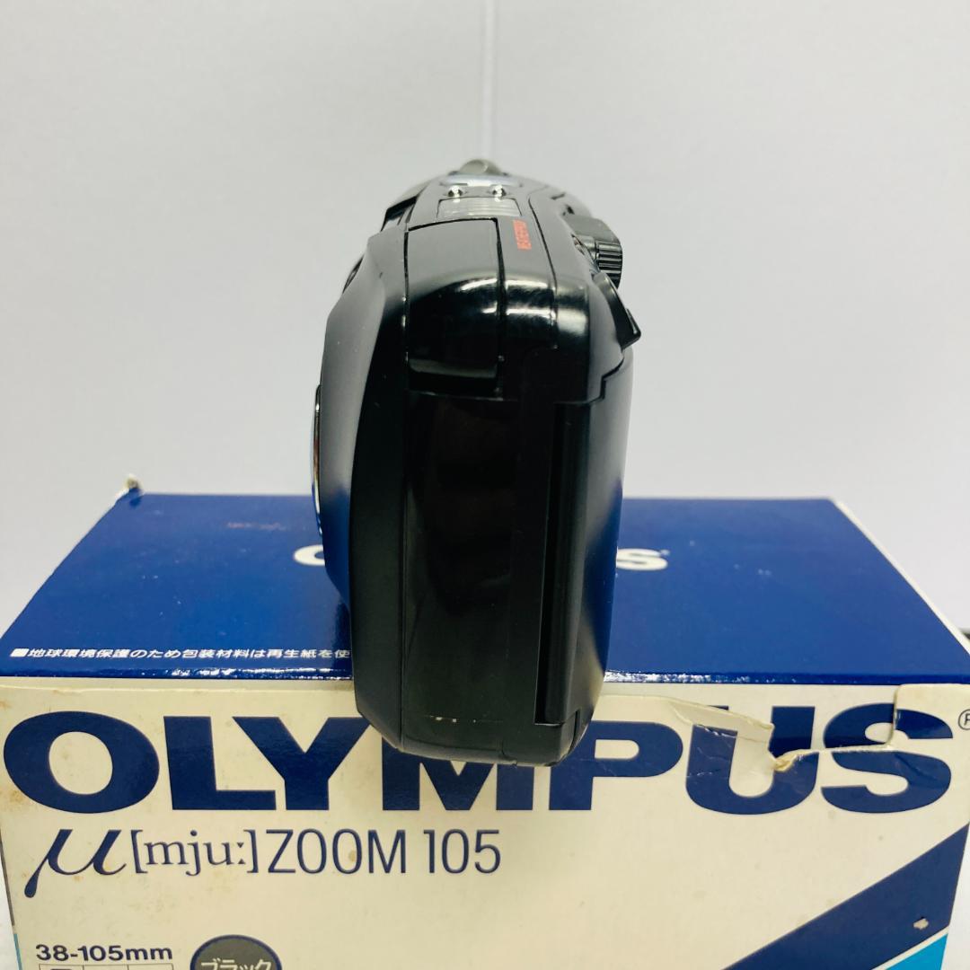 元箱有 OLYMPUS μ (mju) ZOOM 105 コンパクトカメラ　黒