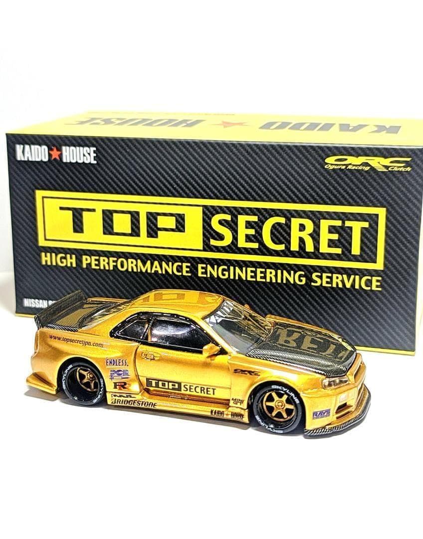 KAIDO★HOUSE R34 スカイラインTOP SECRETケース付き