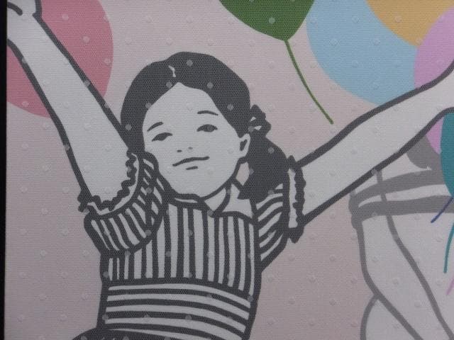 ヤン・ヒ　直筆サイン『Private Party』アクリル絵具　0718I