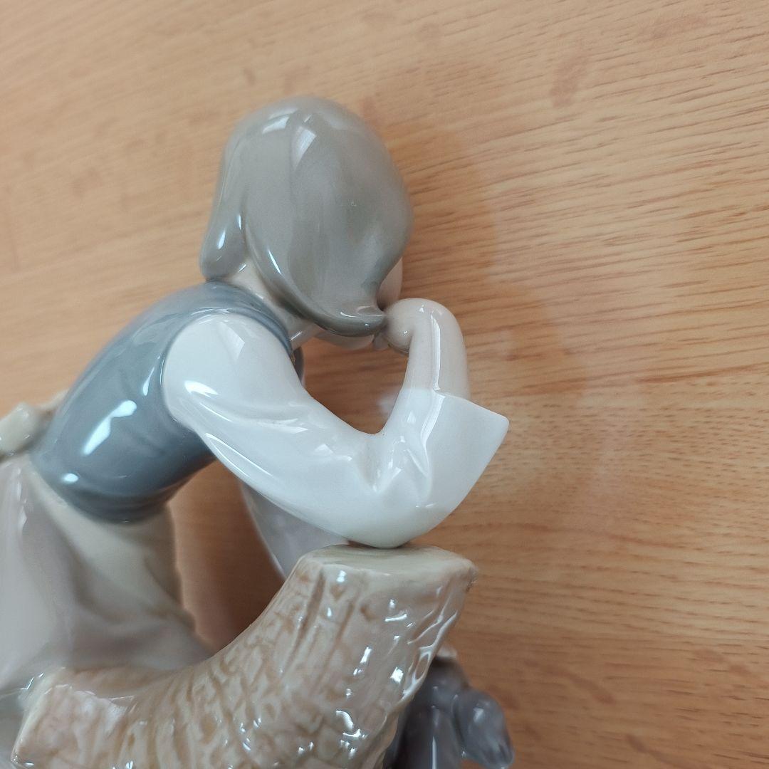 絶版LLADRO リヤドロ No.1246『おとなしくしてね』