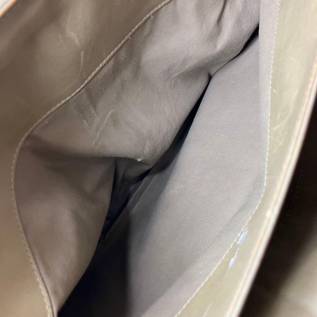 ボッテガヴェネタ✨イントレチャート ビジネスバッグ 本革 A4 オリーブグリーン