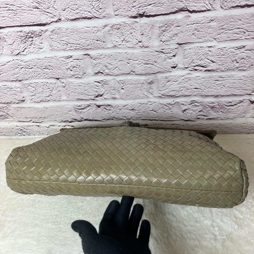 ボッテガヴェネタ✨イントレチャート ビジネスバッグ 本革 A4 オリーブグリーン