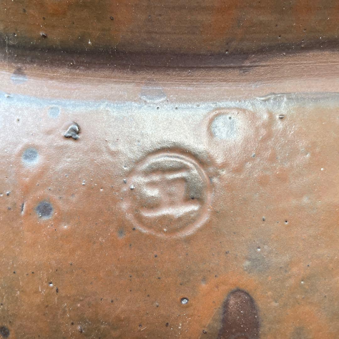 ⑥大甕　おおがめ　甕　カメ　⑤印、水甕　オブジェ　ガーデニング　金魚　メダカ