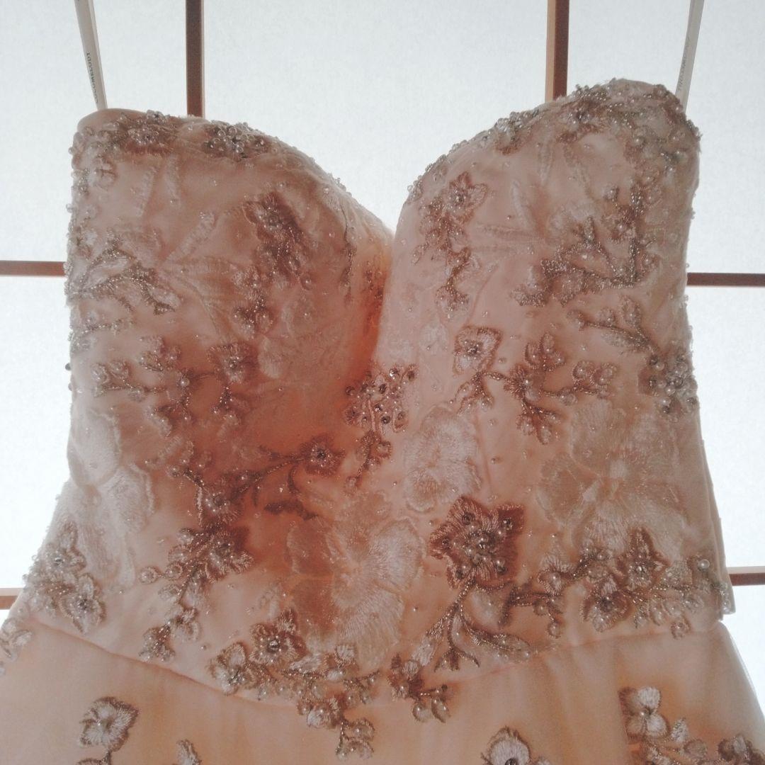 【中古品】ココメロディ　ドレス　7号　LD5148 パニエ付き