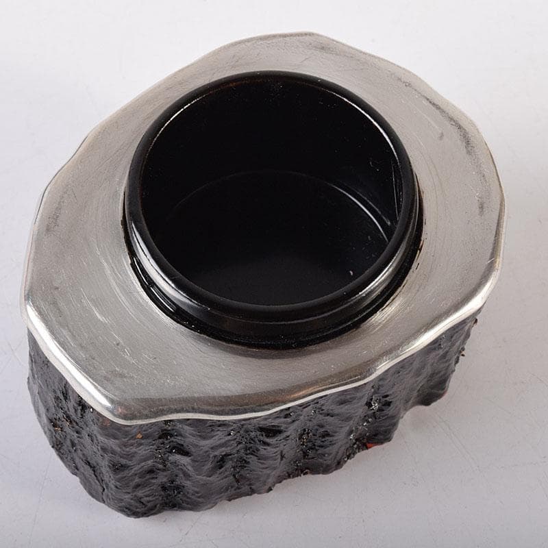 茶道具　中村宗悦作　玄々斎好　金蒔絵　筆柿香合　共布共箱　V　7088