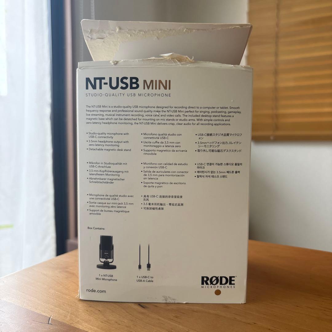 RODE NT-USB MINI マイク