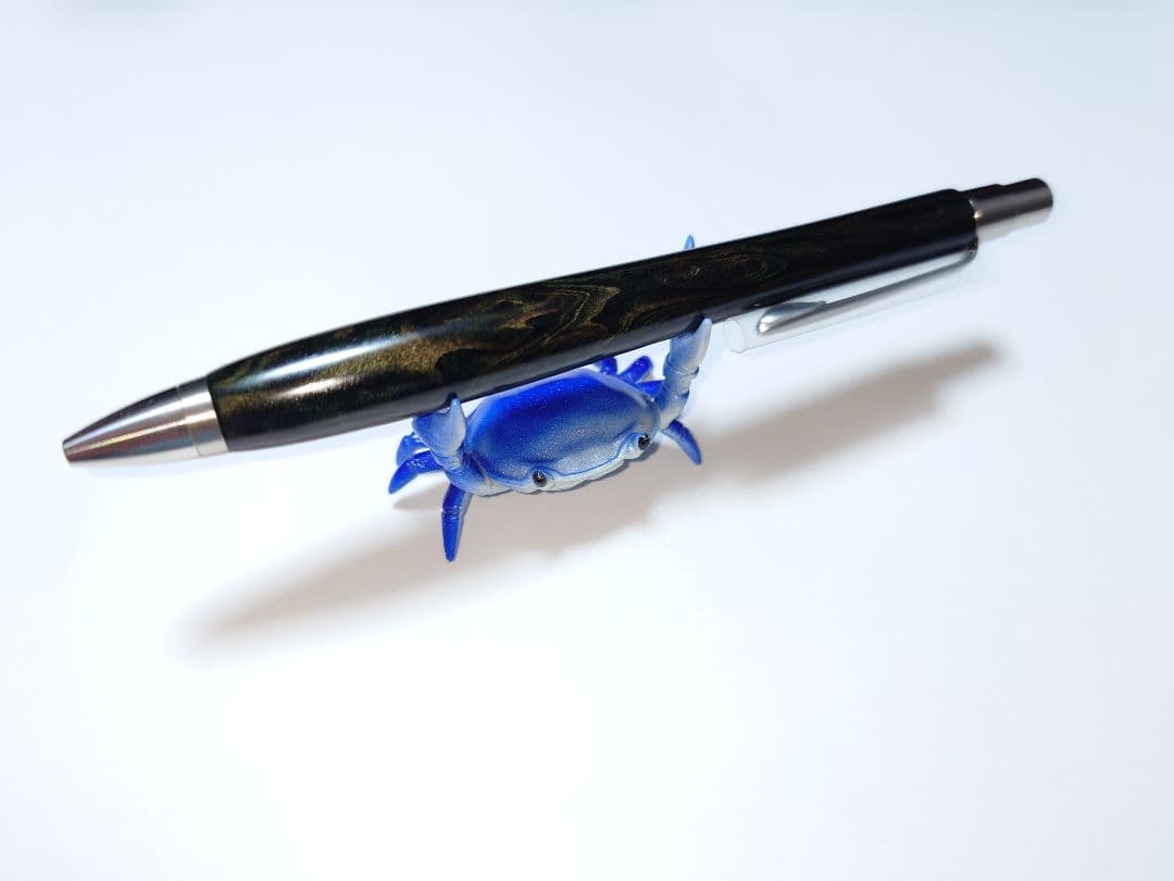 ウッドペンクラフト　杉瘤・国産摺り漆「織部（おりべ）」ボールペン