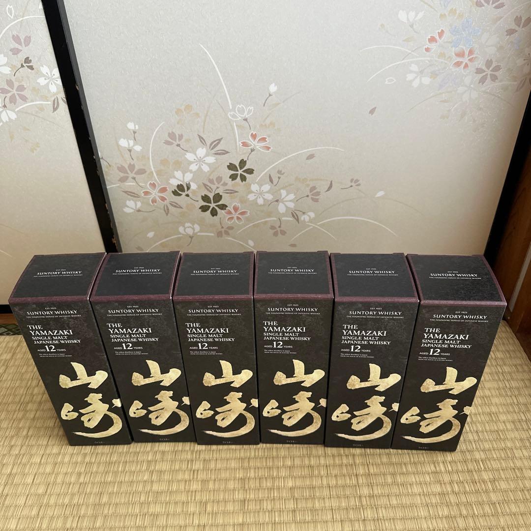 サントリー　ウイスキー　山崎　12年　100周年記念ボトル　化粧箱付き