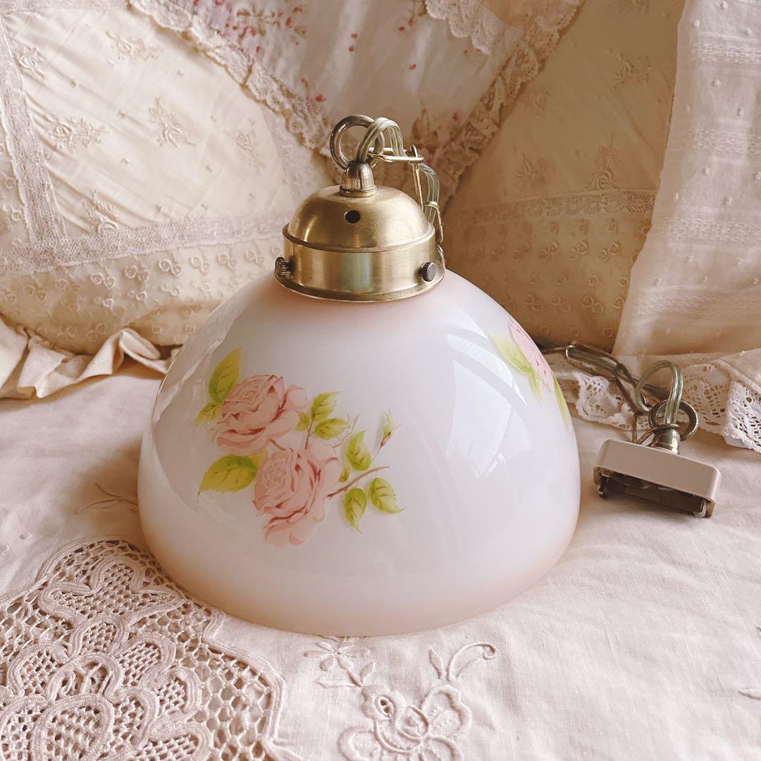 12/31までの出品♡イマンダイアナローズランプシェードマニーローズニトリ薔薇