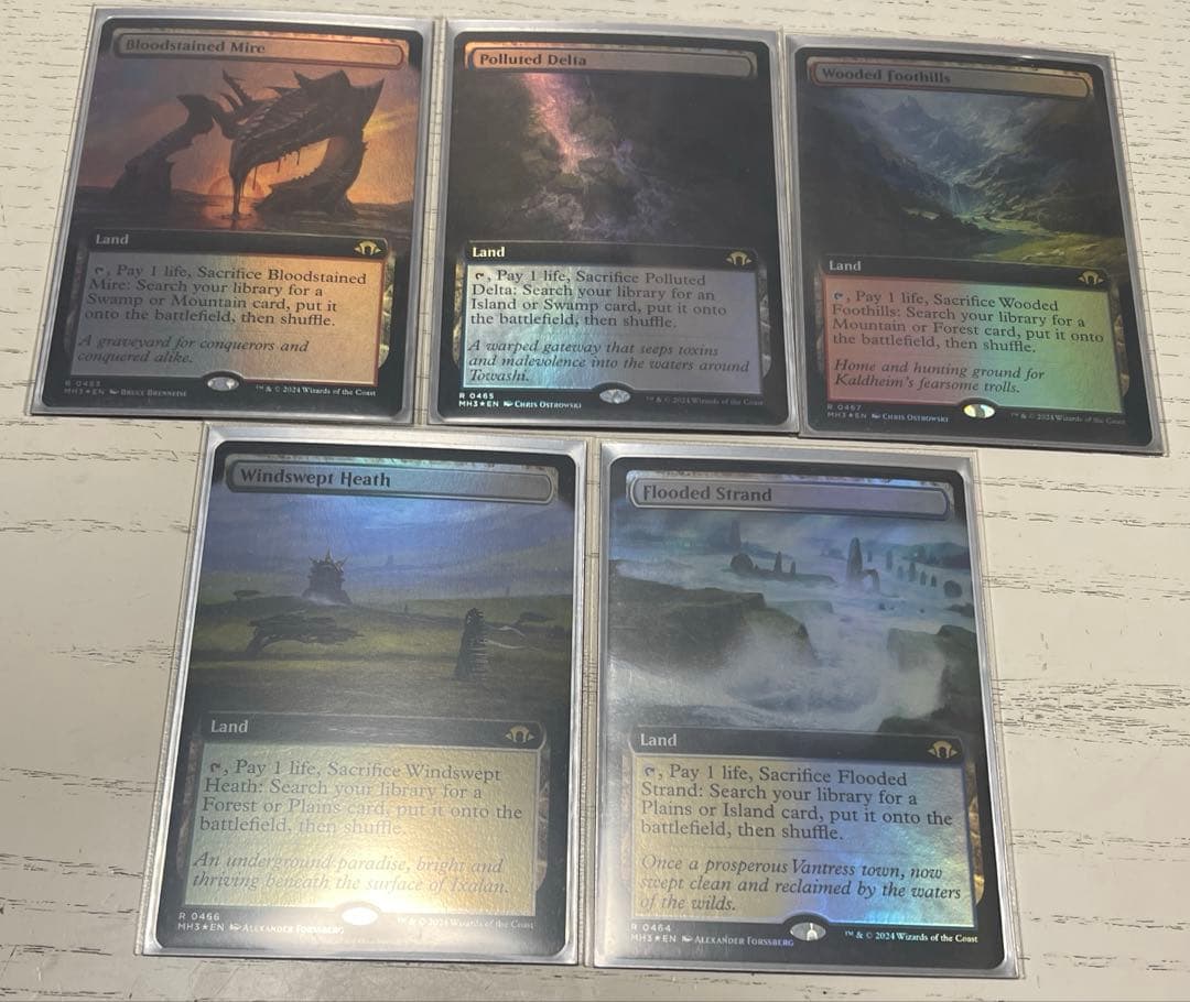 MTG フェッチランド 友好色 拡張foil 英語