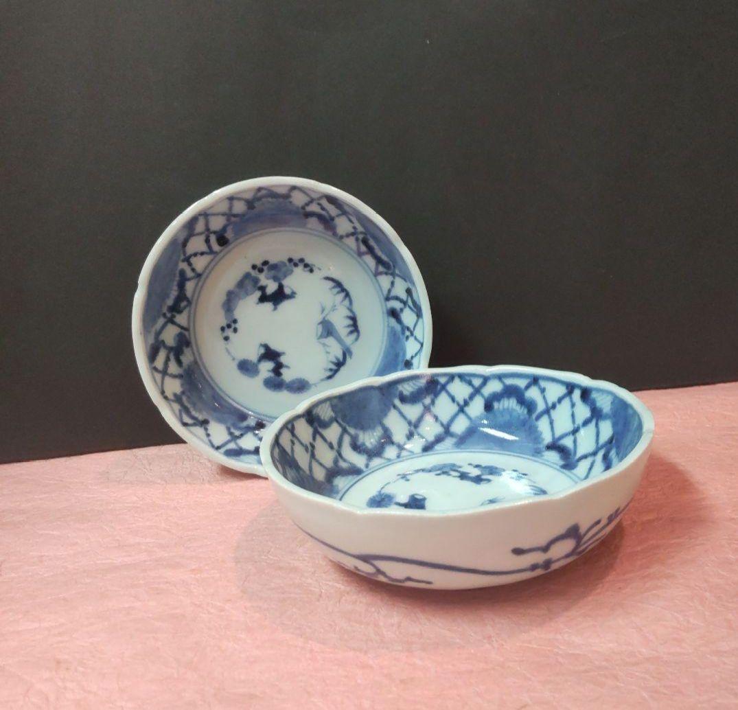 711Z198陶芸 古伊万里小皿 茶道具陶芸 骨董品