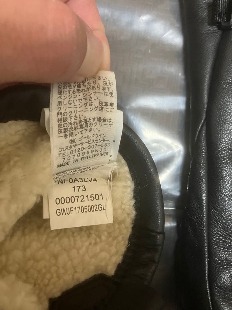 s*1様 THE NORTH FACE LEATHER IL SOLO GLOV