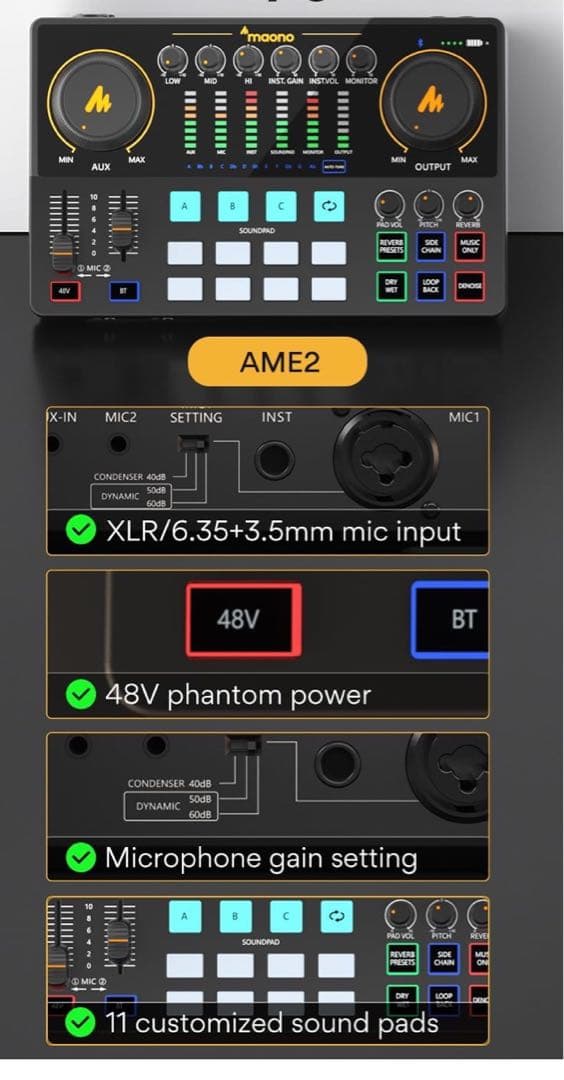 DJ機材 MAONO CASTER AME2