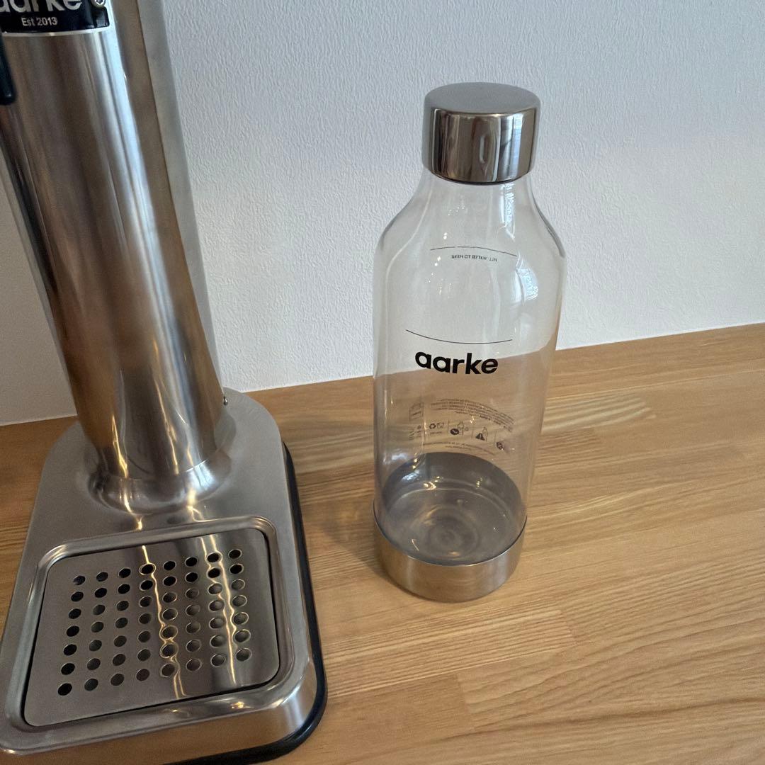 Aarke アールケ 炭酸水メーカー スチールシルバー
