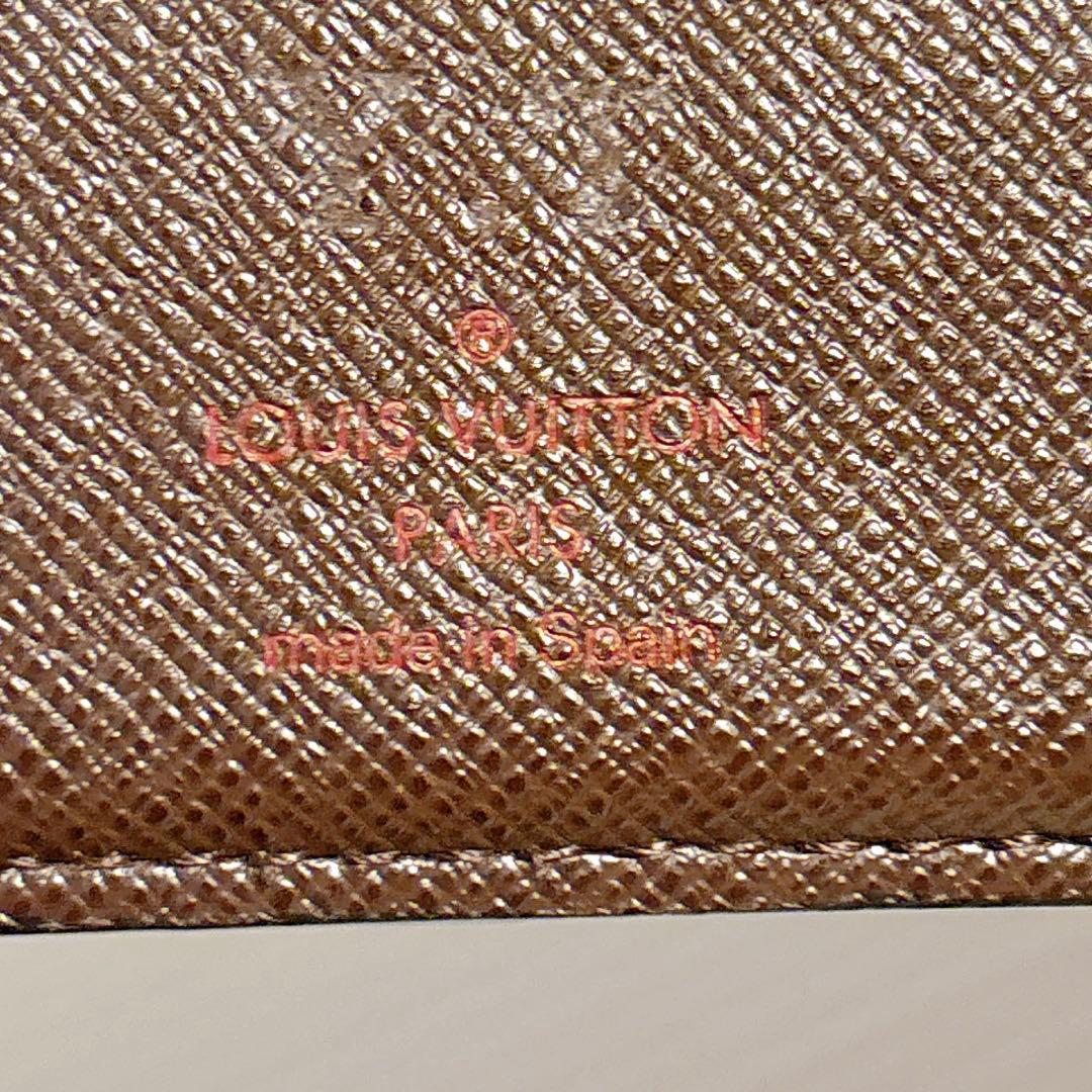 【美品】ルイヴィトン ダミエ ポルトフォイユ ヴィエノワ N61674 財布
