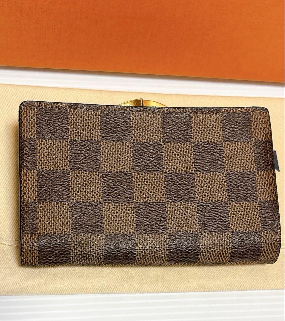 【美品】ルイヴィトン ダミエ ポルトフォイユ ヴィエノワ N61674 財布