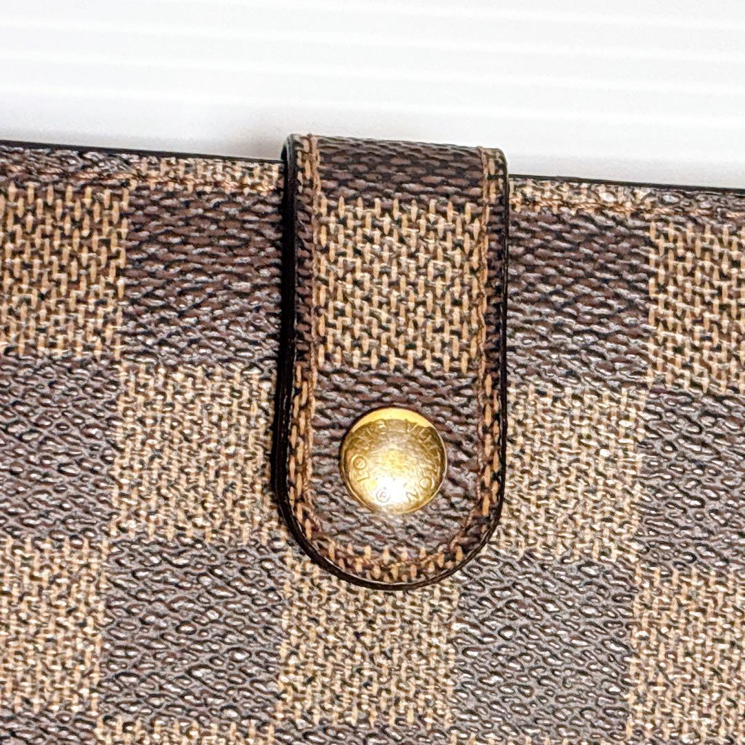 【美品】ルイヴィトン ダミエ ポルトフォイユ ヴィエノワ N61674 財布