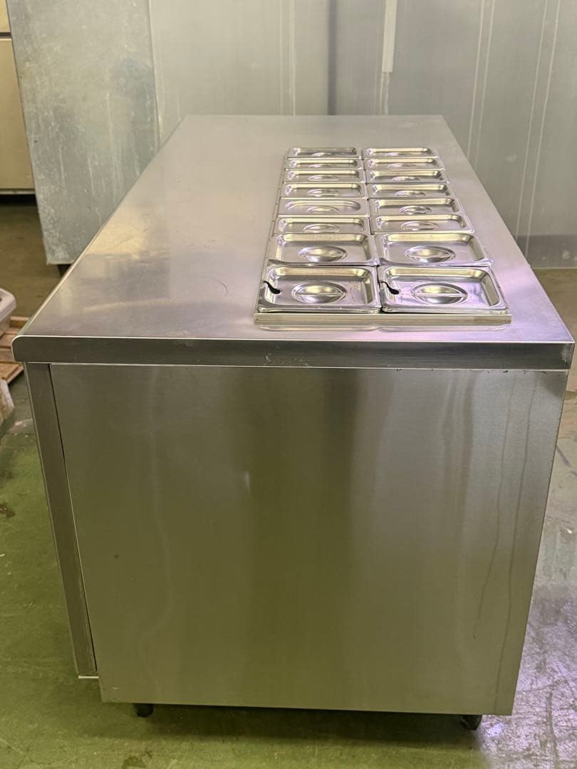 2019年 フクシマサンドイッチテーブル形冷蔵庫 1500x600x800