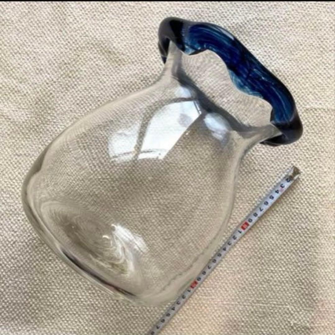 KITAICHI ガラス金魚鉢大 メダカ飼育鉢 吹き硝子鉢 厚手透明クリアガラス