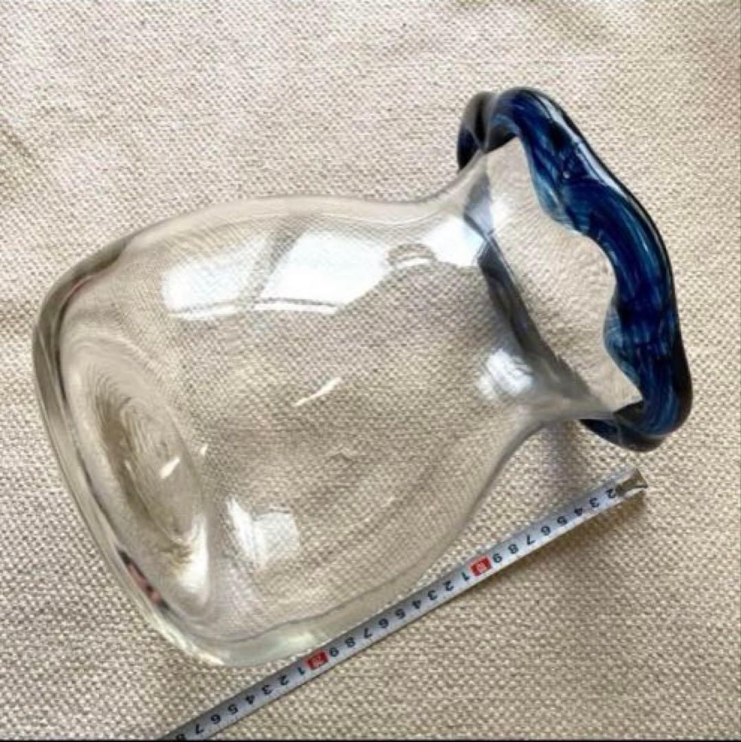 KITAICHI ガラス金魚鉢大 メダカ飼育鉢 吹き硝子鉢 厚手透明クリアガラス