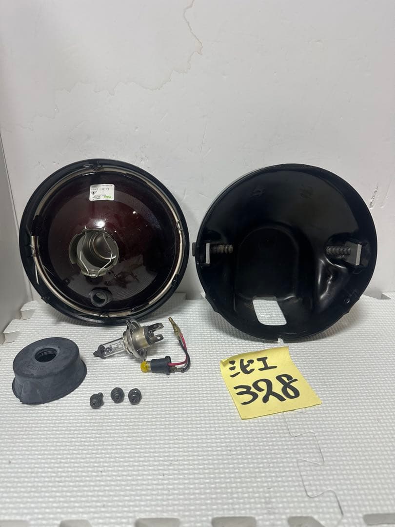 当時物希少CIBIE黒リムW反射ビームヘッドライト/検索シビエマーシャル