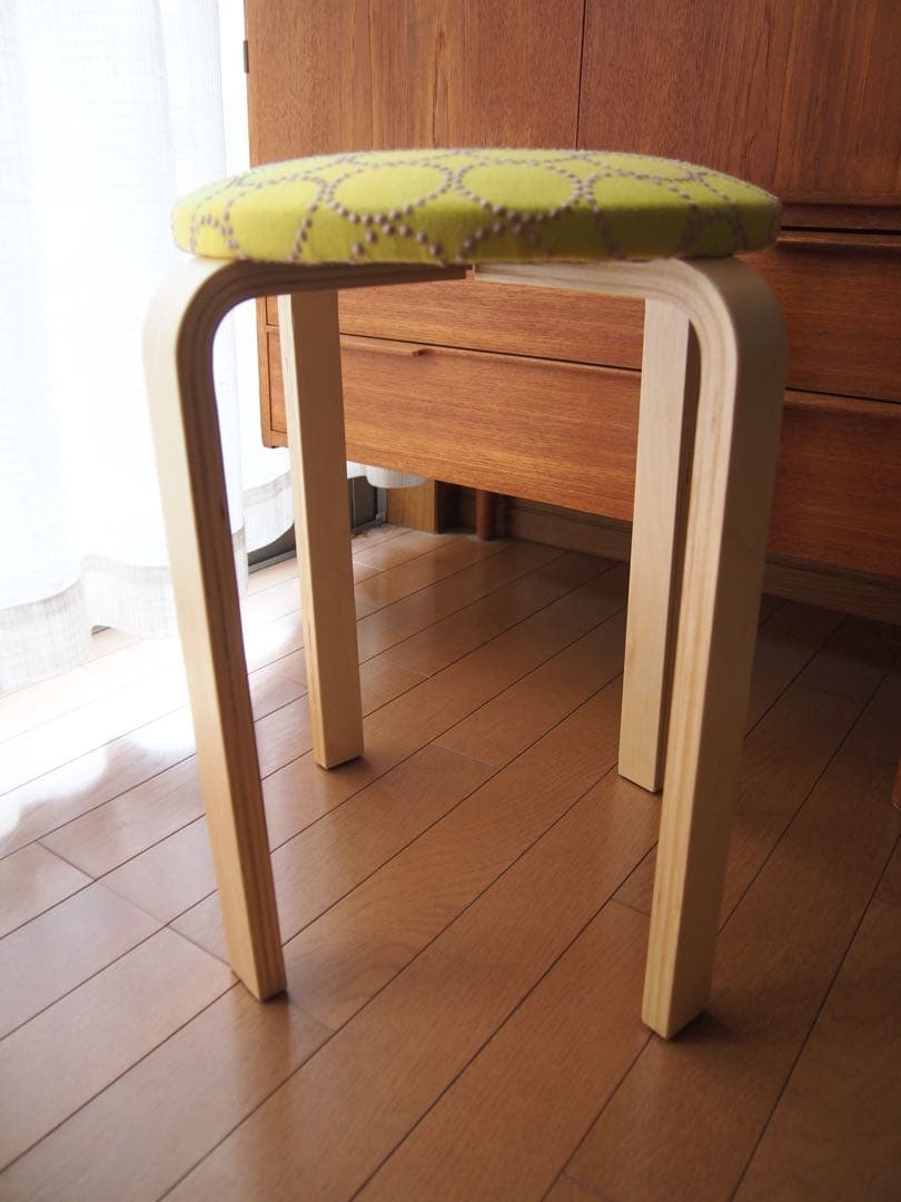 たきこさん専用 ミナペルホネン ハンドメイド スツール タンバリン 生地 チェア