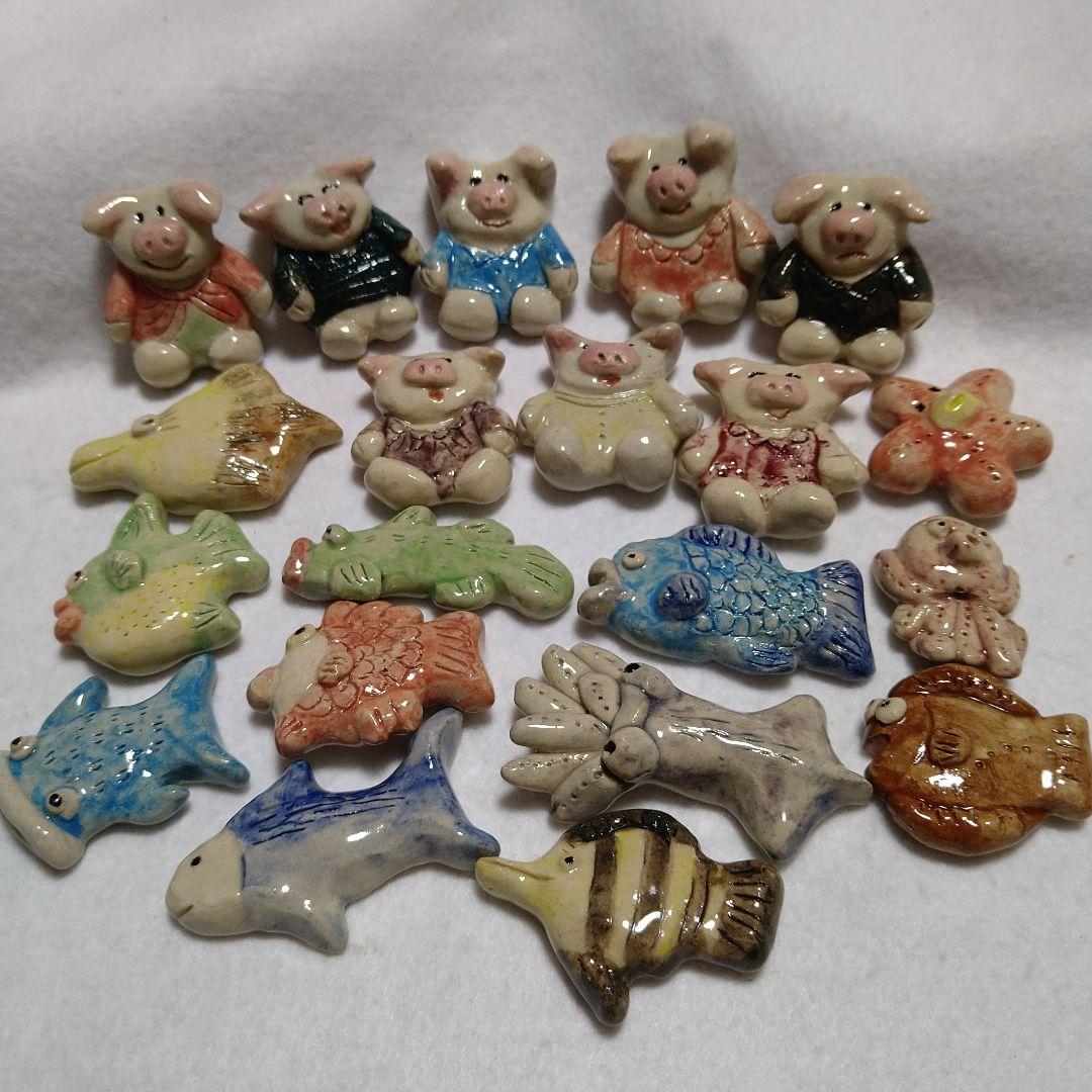 陶器製ねこ10個置物他まとめ売り