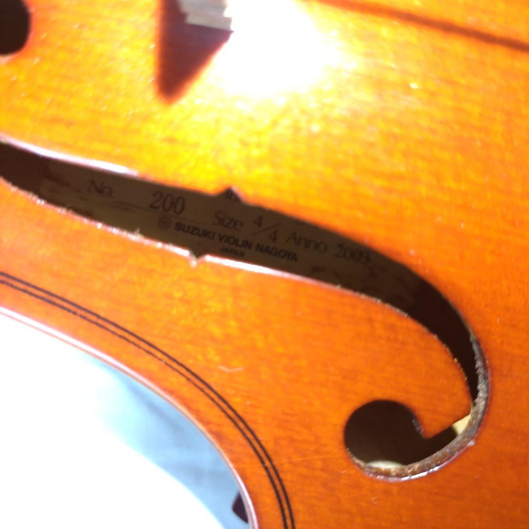 SUZUKI スズキ　No.200 4/4 2003年製 ヴァイオリン
