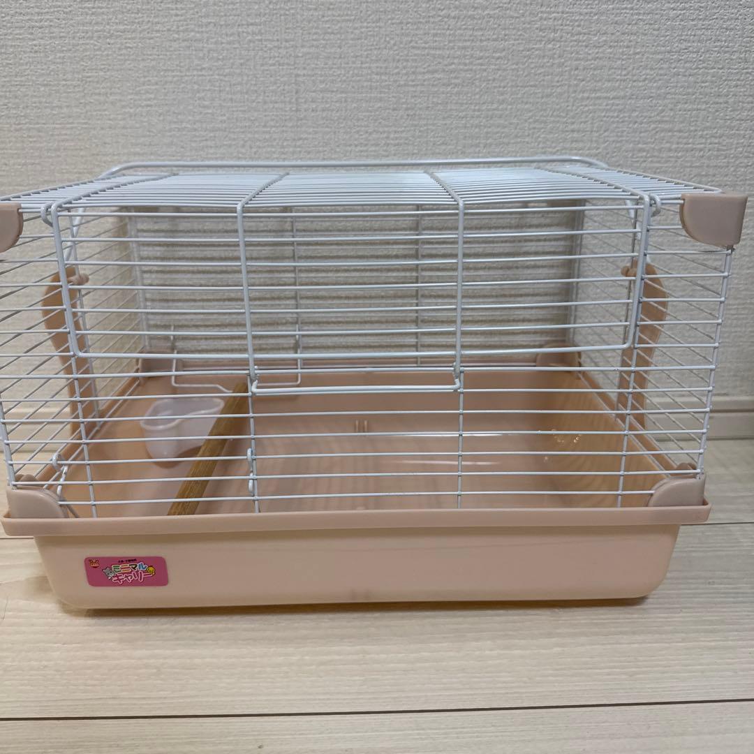 HOEI 鳥かご 35手のり ケージ(くすみピンク) ミニマルキャリーS