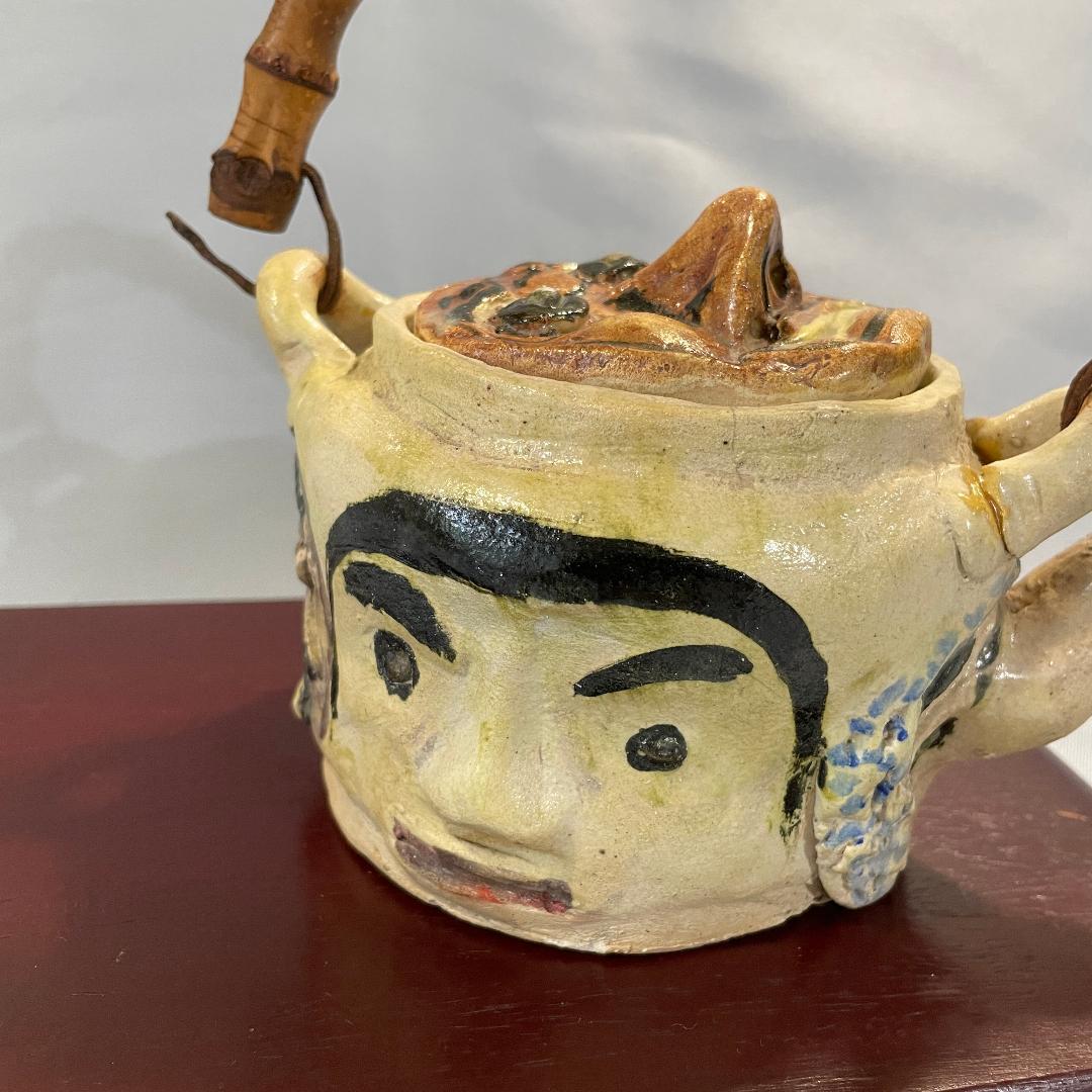骨董品です！ユニークな急須 おかめ 火男 鬼など K2311