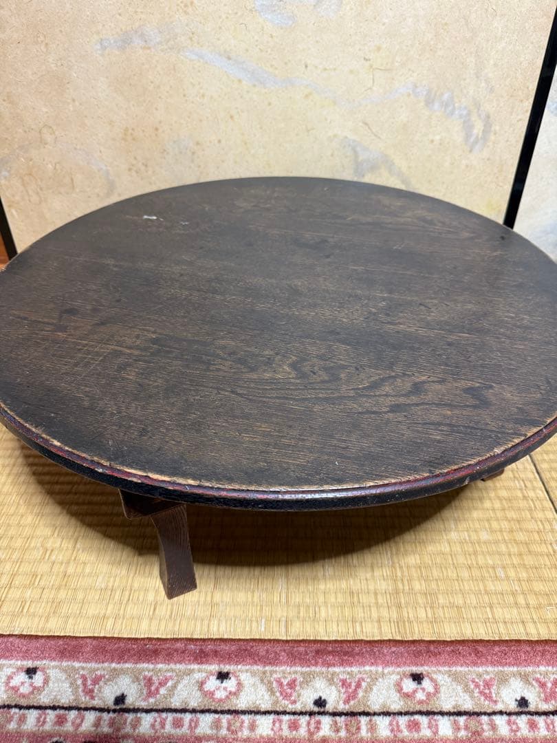 s*l様 ちゃぶ台　木製　レトロ