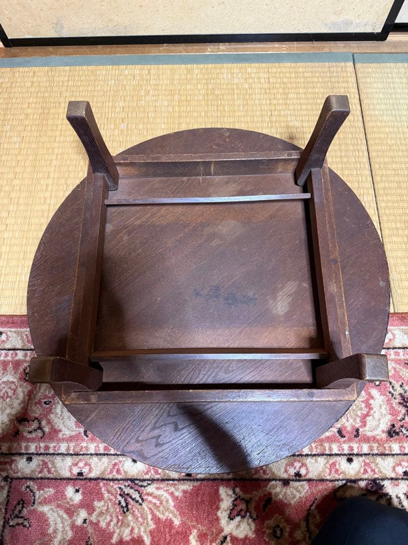 s*l様 ちゃぶ台　木製　レトロ