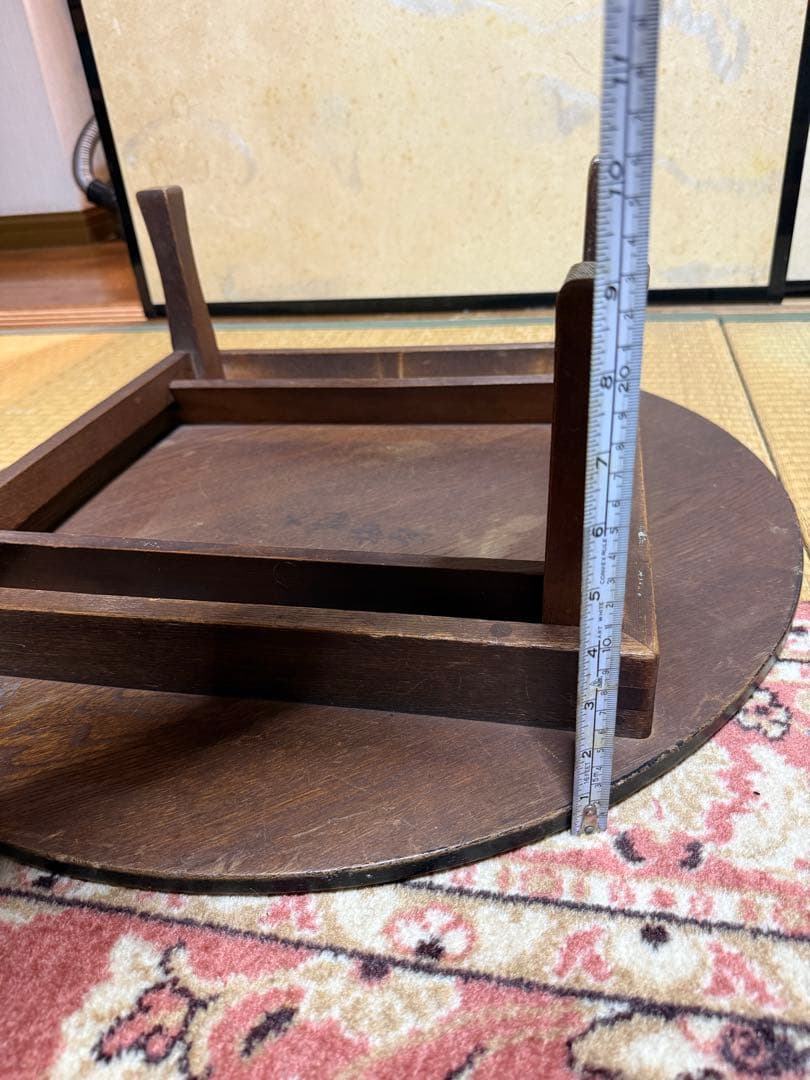 s*l様 ちゃぶ台　木製　レトロ