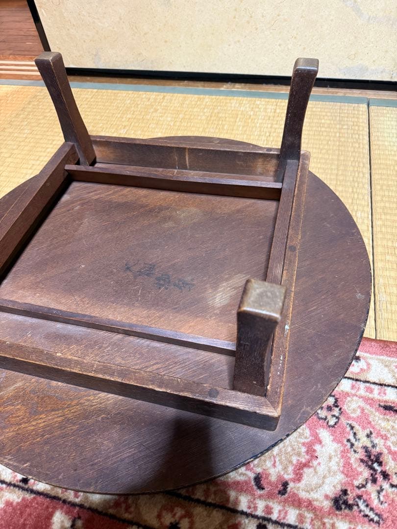 s*l様 ちゃぶ台　木製　レトロ