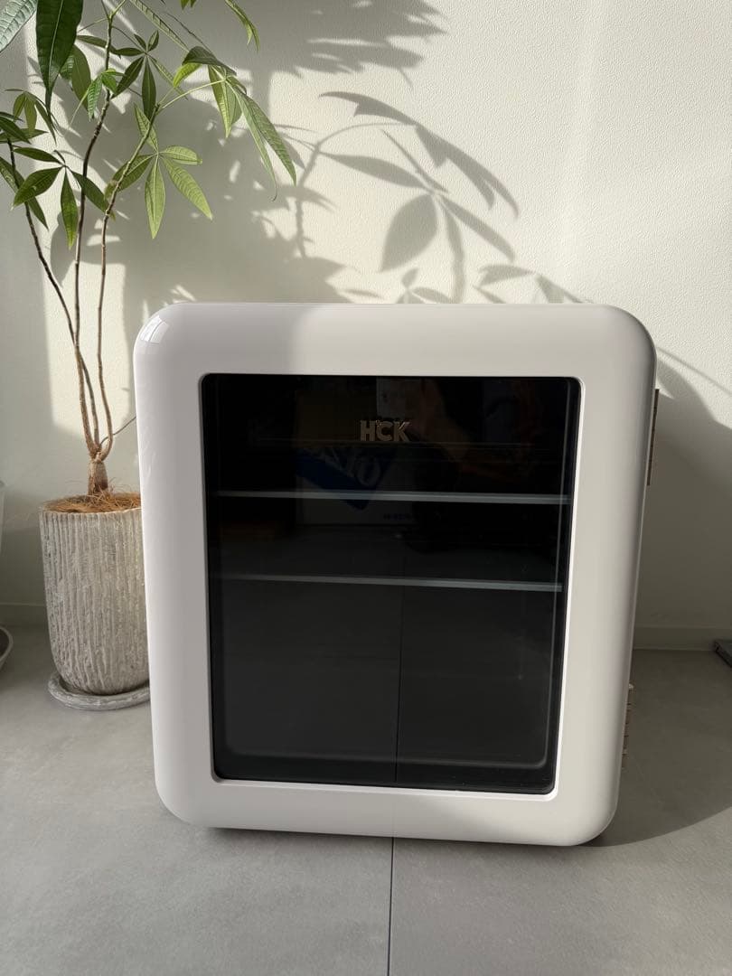 HCK コンパクト冷蔵庫 ホワイト