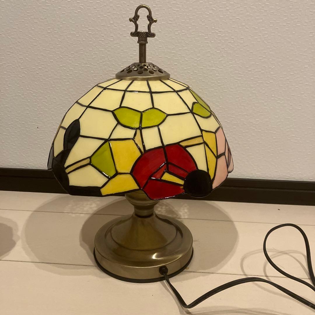 ステンドグラス　ランプ　新品
