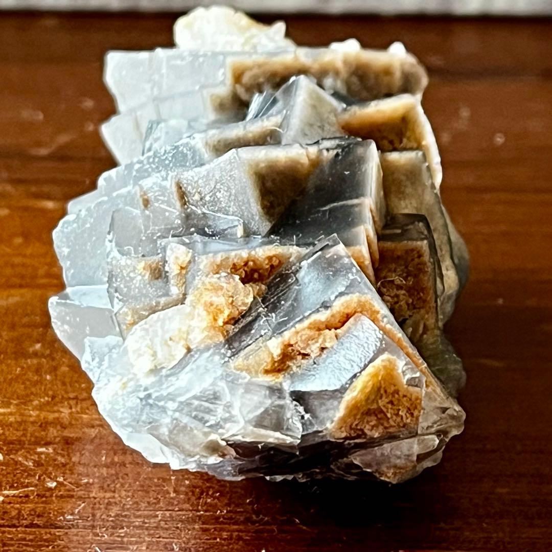 美品 フローライト グレー 半透明 561.25ct 一点物 蛍石 原石 鑑賞石