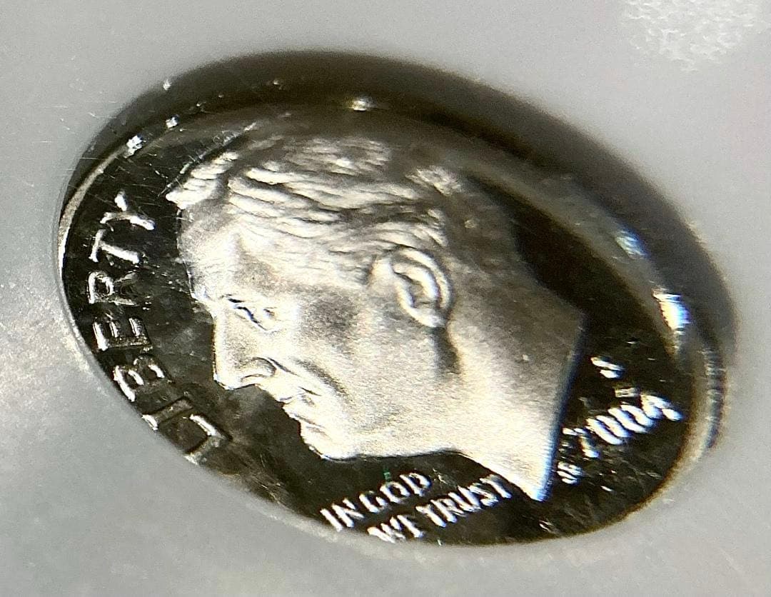 ★★ラルフ８★★2004年＆2005年米10Cプルーフ銀貨２枚PF70UC