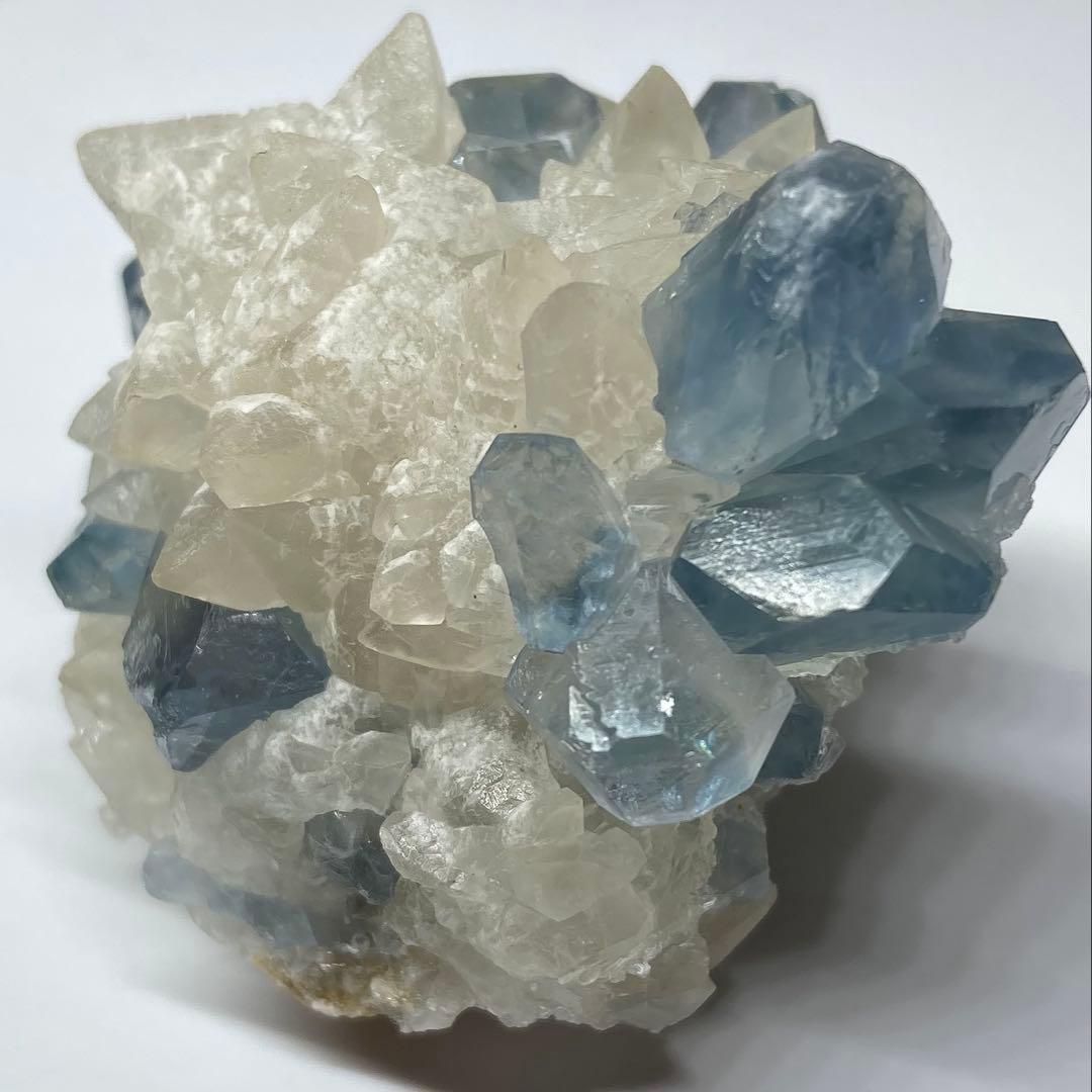 カルサイト　セレスタイン　共生鉱　アフガニスタン　62.5g セレスタイト