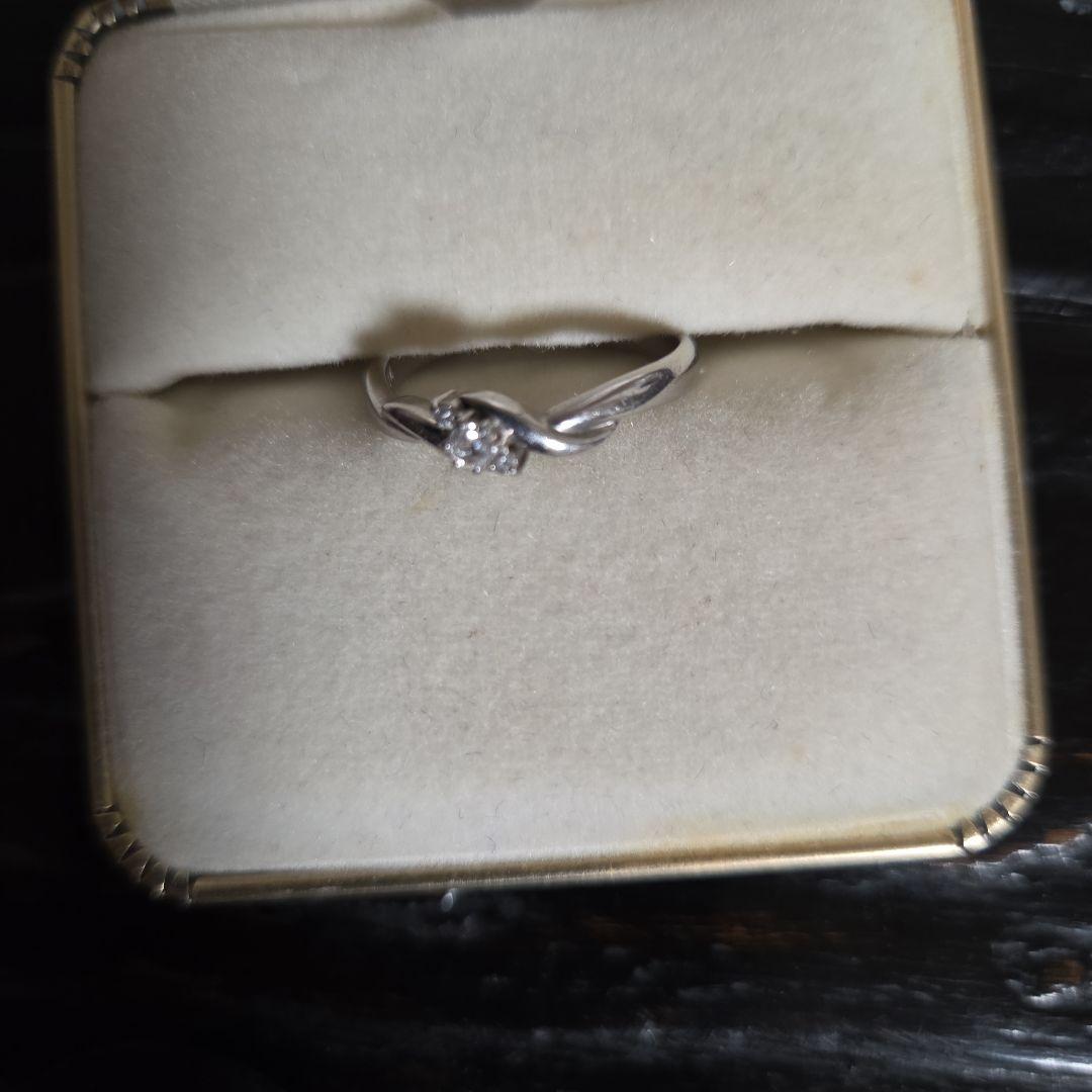 プラチナ900総量3g ダイヤモンド リング