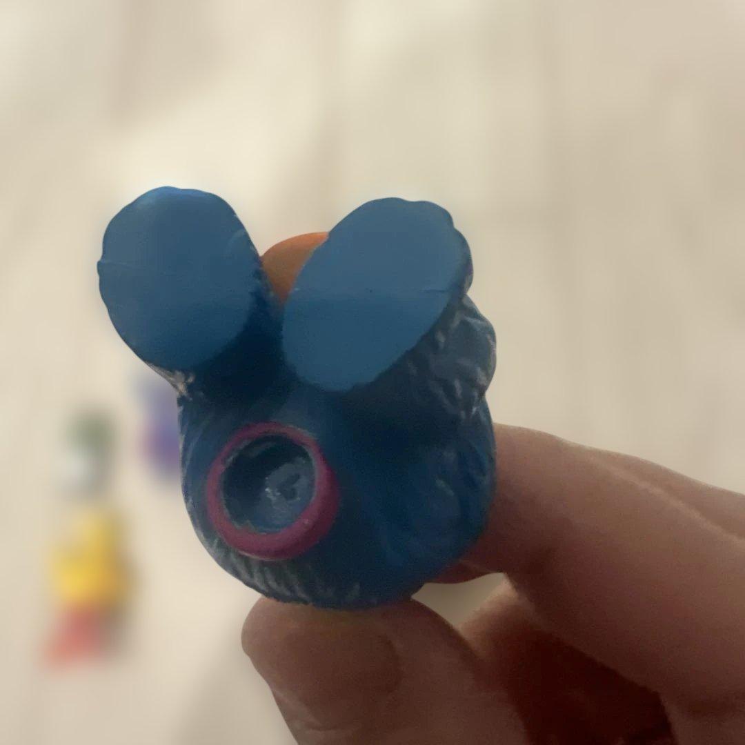 セサミストリート 筆記用具上のフィギュア部分10こセット