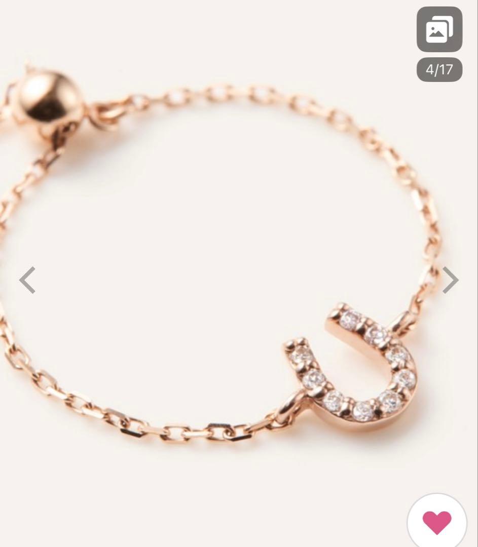 VA VandomeAoyama k10PG ダイヤモンドチェーンリング