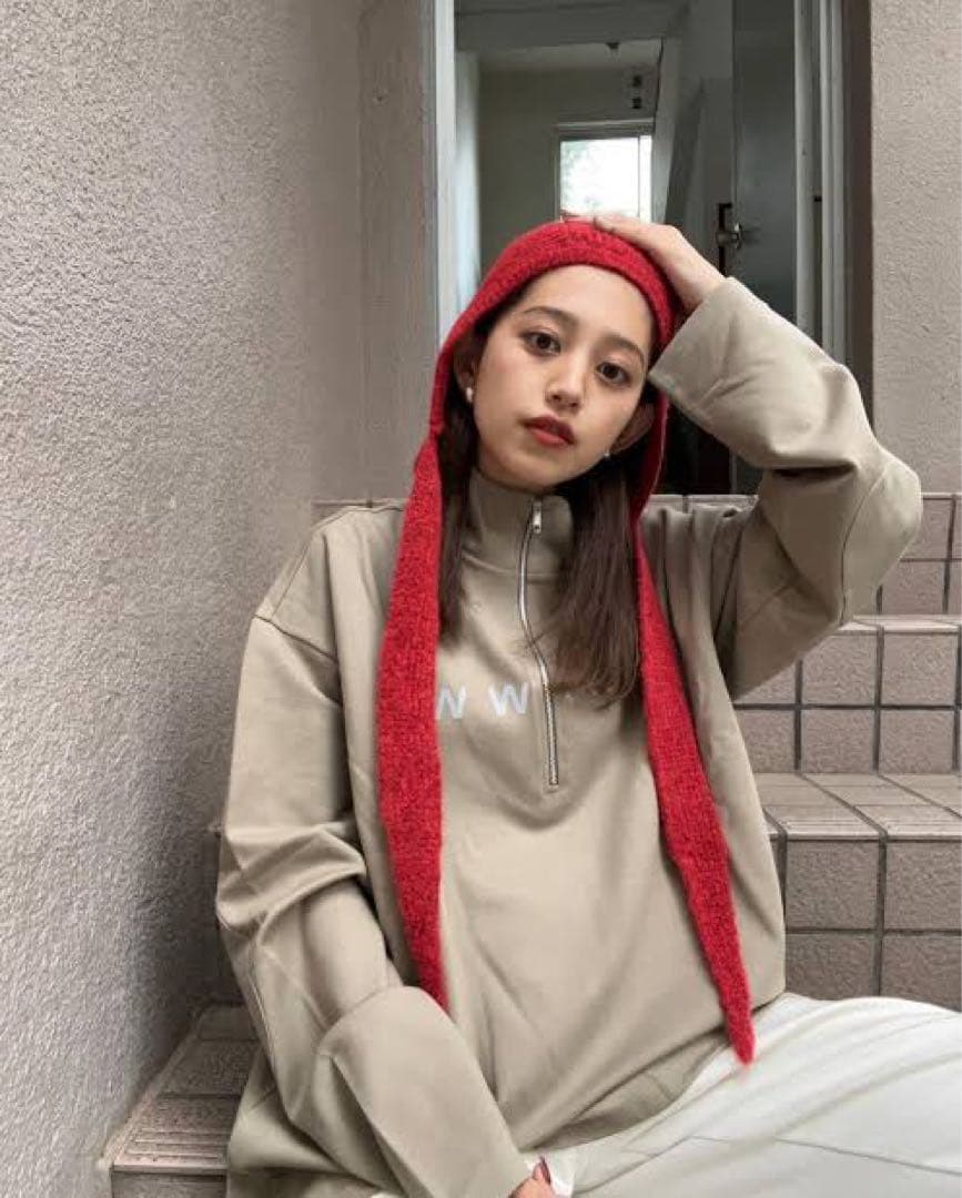 【タグ有り】paloma wool PAULI / ecru バラクラバ