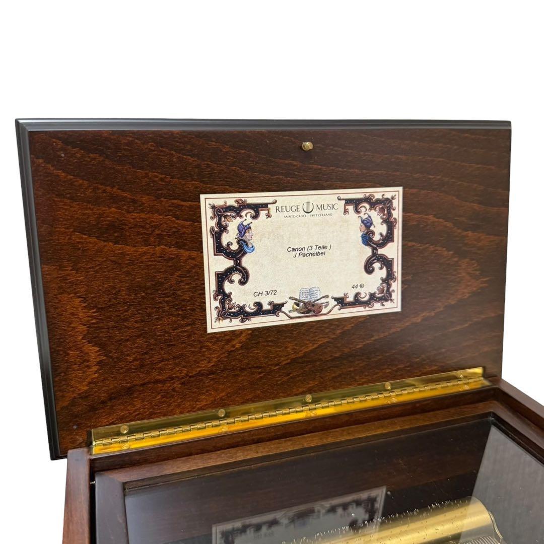 美品 REUGE MUSIC オルゴール 72弁 Canon(3teile)