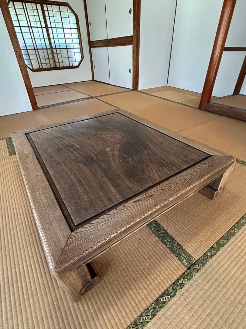 木製座卓 アンティーク 古家具 飾り台 インテリア 店舗什器　ちゃぶ台