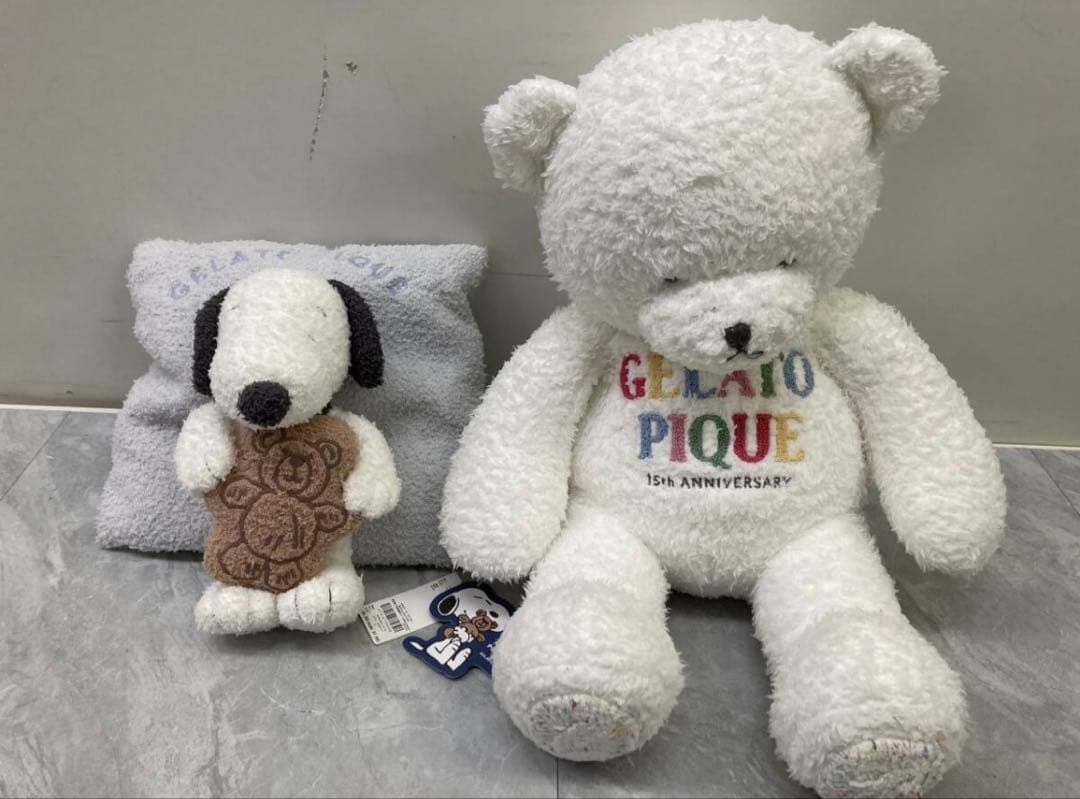 ジェラートピケ 15周年 カラースプレー×ベア ティッシュケース ２点セット