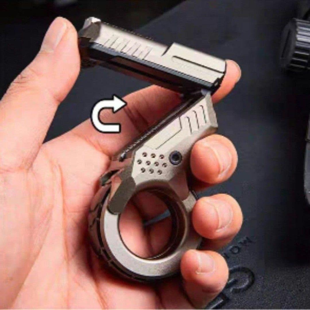 【新品】フィジェットトイ　ガンタイプ　ブラック　スライダー　EDC