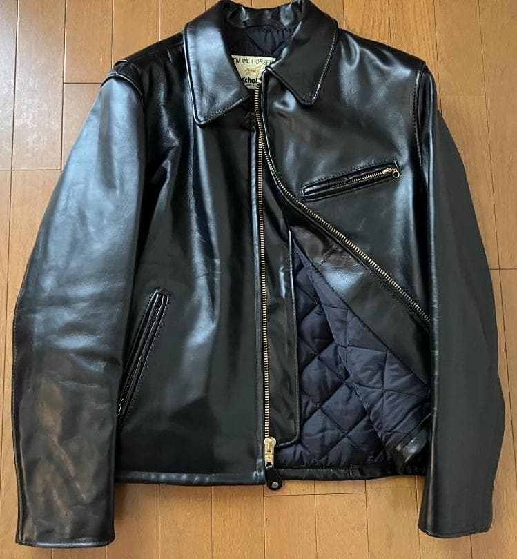 schott ショット ホースハイド 40 USA製 黒